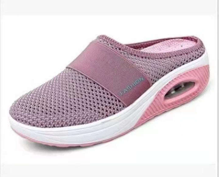 Mode sandalen voor vrouwen: retro instappers met comfortabele platte zool, veelzijdig voor de zomer en elke outfit.