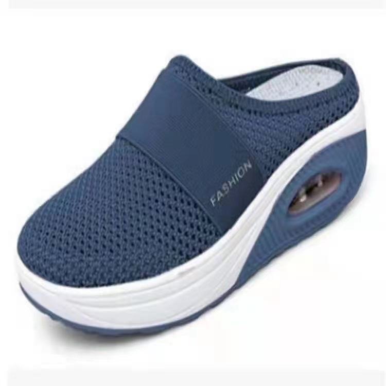 Retro sandalen dames met platte zool en handig instapmodel, ideaal voor zomerse wandelingen en casual mode.