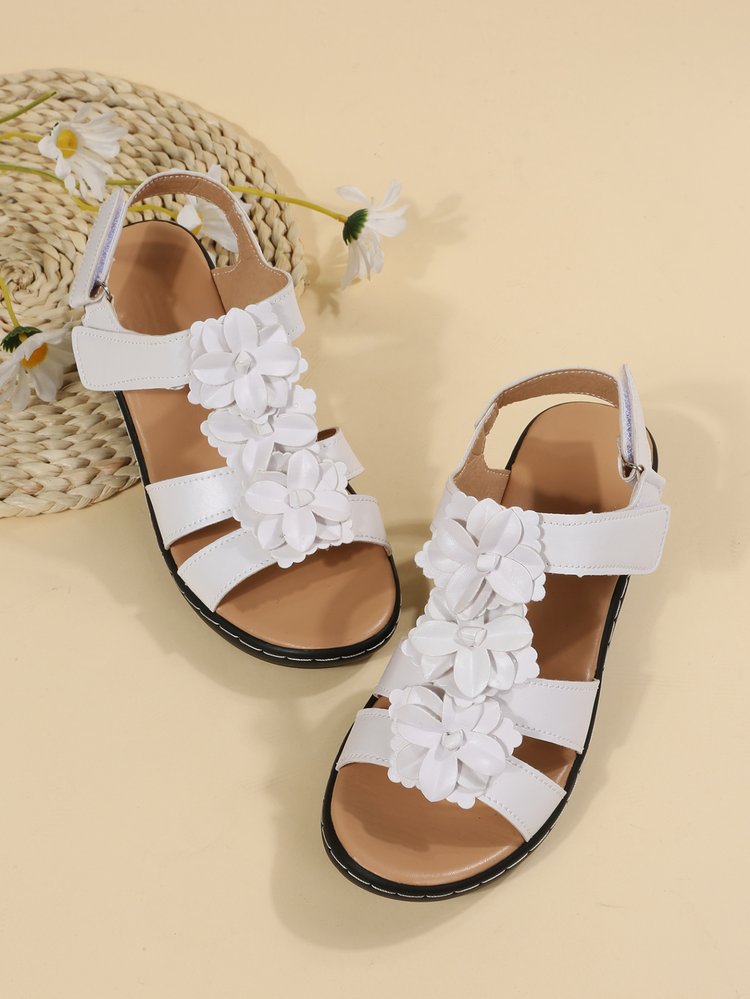 Dames retro zomersandalen met comfortabele sleehak, ideaal voor zomer mode.