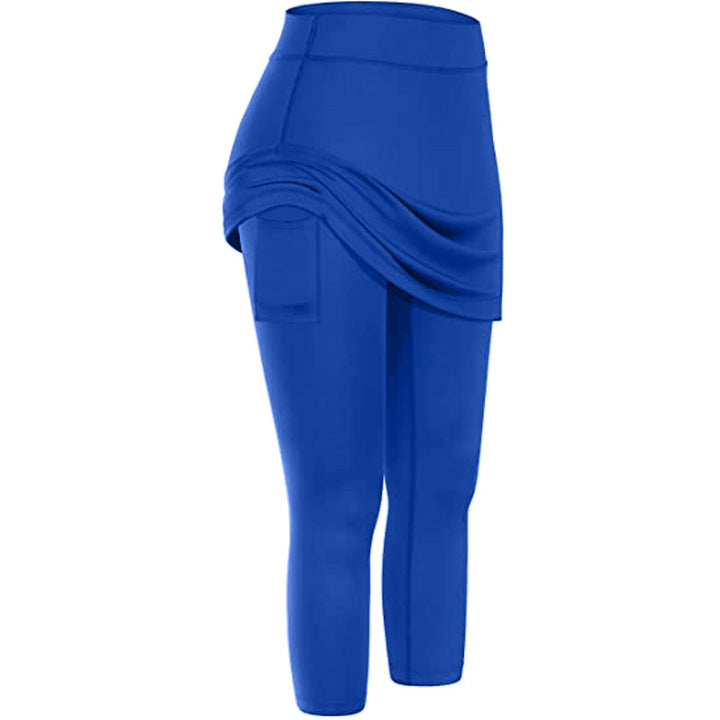 Casual dames roklegging met rok en zijzakken, perfect voor een ontspannen, stijlvolle dag.
