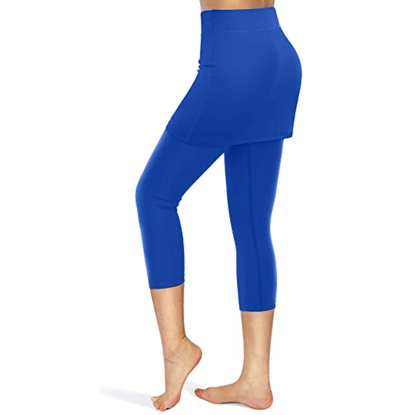 Dames actieve kleding: roklegging met zijzakken, ontworpen voor comfort en stijl tijdens elke beweging.