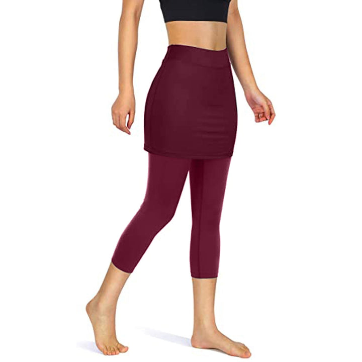 Stijlvolle dames roklegging met geïntegreerde rok en handige zijzakken. Perfect voor elke activiteit.