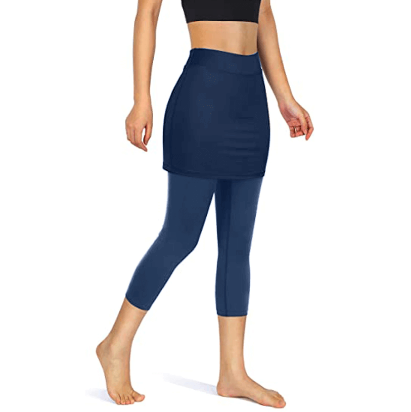 Actieve kleding: Dames roklegging met zakken, perfect voor fitness, hardlopen of dagelijks gebruik.