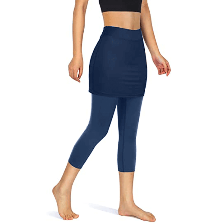 Actieve kleding: Dames roklegging met zakken, perfect voor fitness, hardlopen of dagelijks gebruik.