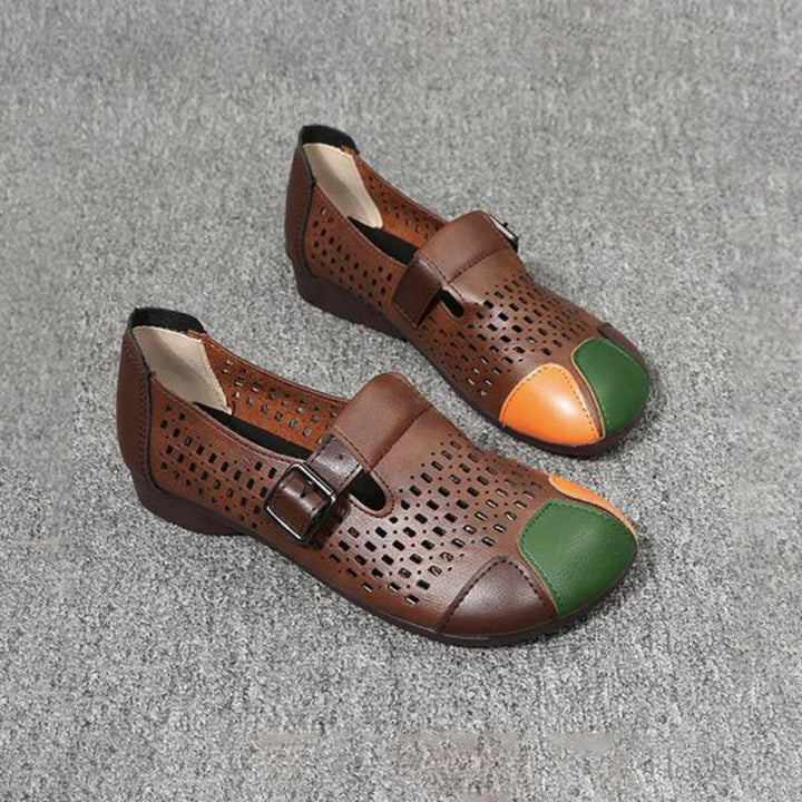 Luchtige Zoë sandalen, met duurzaam materiaal en verstelbare sluiting voor dames.
