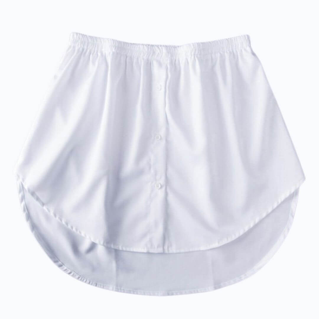 Dames shirtverlenger Noelle met elastische tailleband voor extra lengte en stijlvolle outfits.