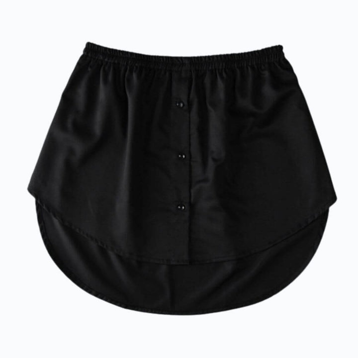 Veelzijdige shirtverlenger voor dames, creëert gelaagd effect en verlengt je outfit comfortabel.