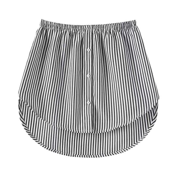 Dames accessoire: elastische shirtverlenger voor een langere, stijlvolle en comfortabele look.