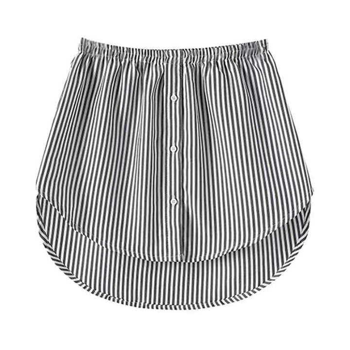 Dames accessoire: elastische shirtverlenger voor een langere, stijlvolle en comfortabele look.