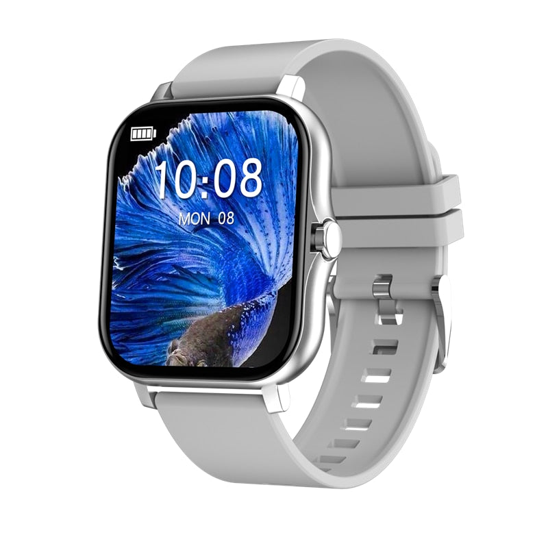 Gedetailleerd zicht op RoboWatch dames smartwatch, benadrukt slank ontwerp en afwerking.