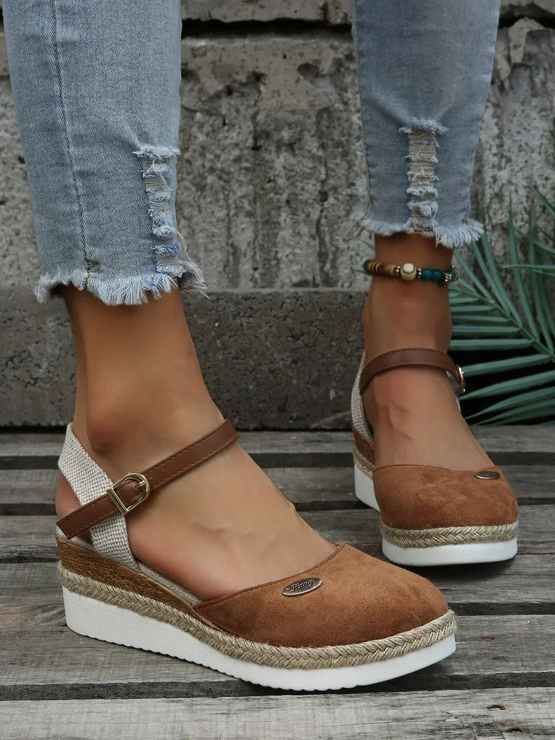 Dames Sofia zomer espadrilles, comfortabel en stijlvol, ideaal voor casual lente/zomer looks.