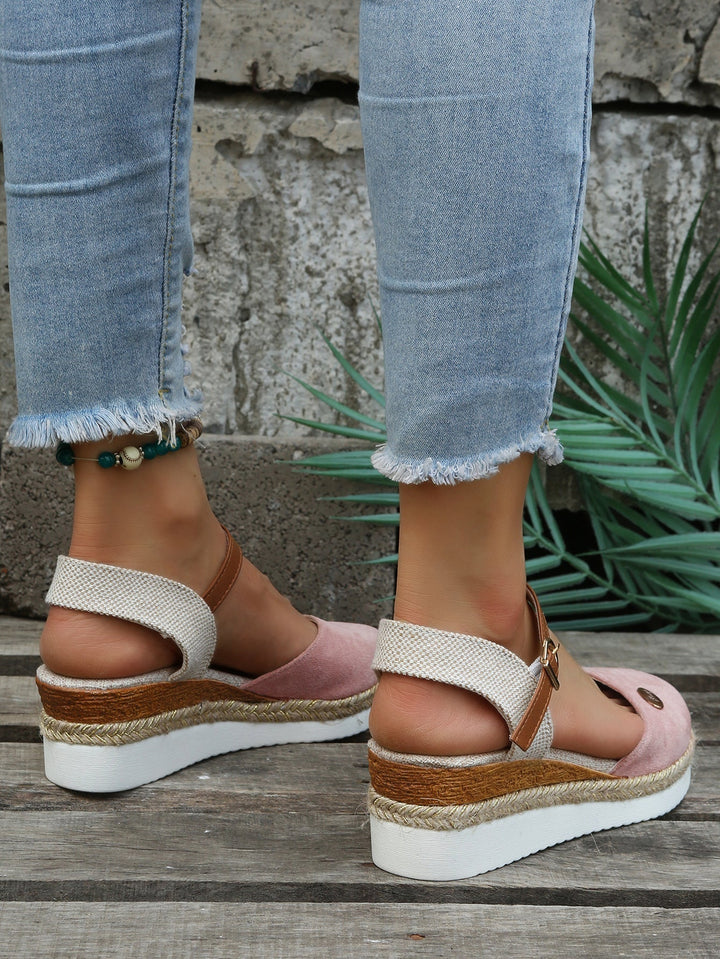 Stijlvolle dames Sofia espadrilles in neutrale kleur, veelzijdige comfort schoenen voor de zomer.