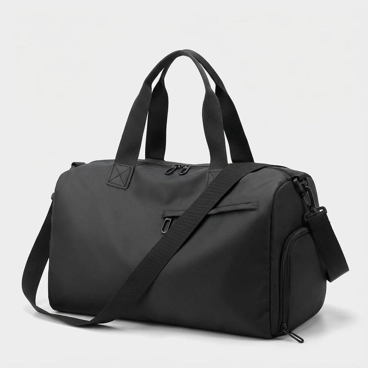 Stijlvolle dames sporttas, ruime duffel met schoenenvak. Handig voor workout, weekendje weg & georganiseerde opslag.