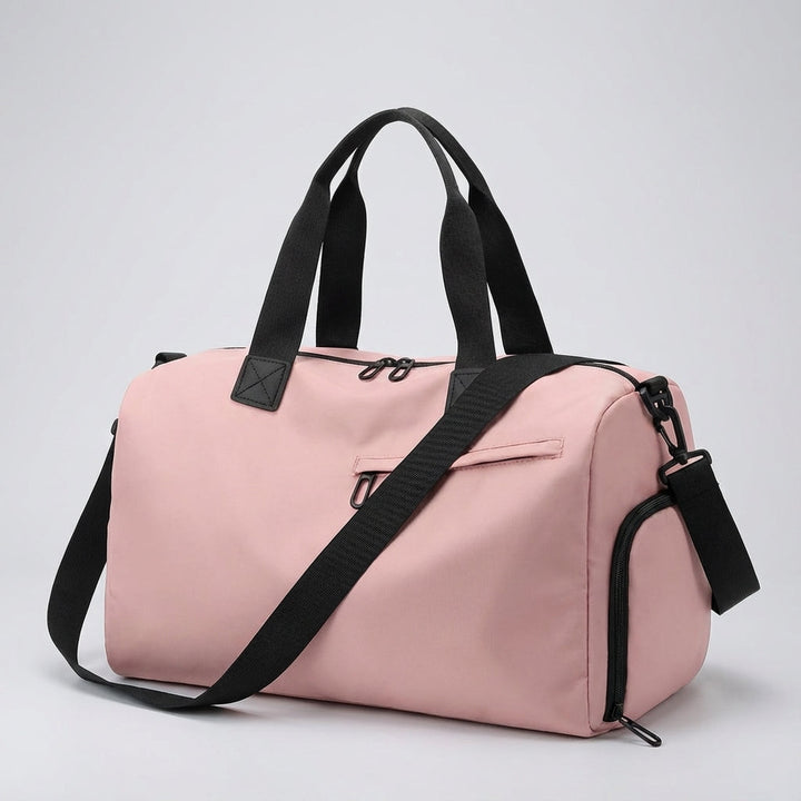 Handige dames fitness sporttas met schoenvak. Georganiseerde duffel, perfect als handbagage & voor de gym.