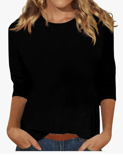 Elegant dames shirt met lange mouwen, comfortabel en veelzijdig voor elke modieuze outfit.