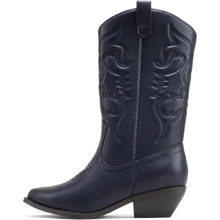 Gracia dameslaarzen: kniehoge western cowboylaarzen met puntige neus. Een fashion statement voor dames.