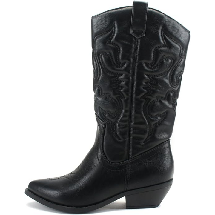 Dames trendlaarzen Gracia: kniehoge western cowboylaarzen met een chique puntige neus. Stijlvol & modern.
