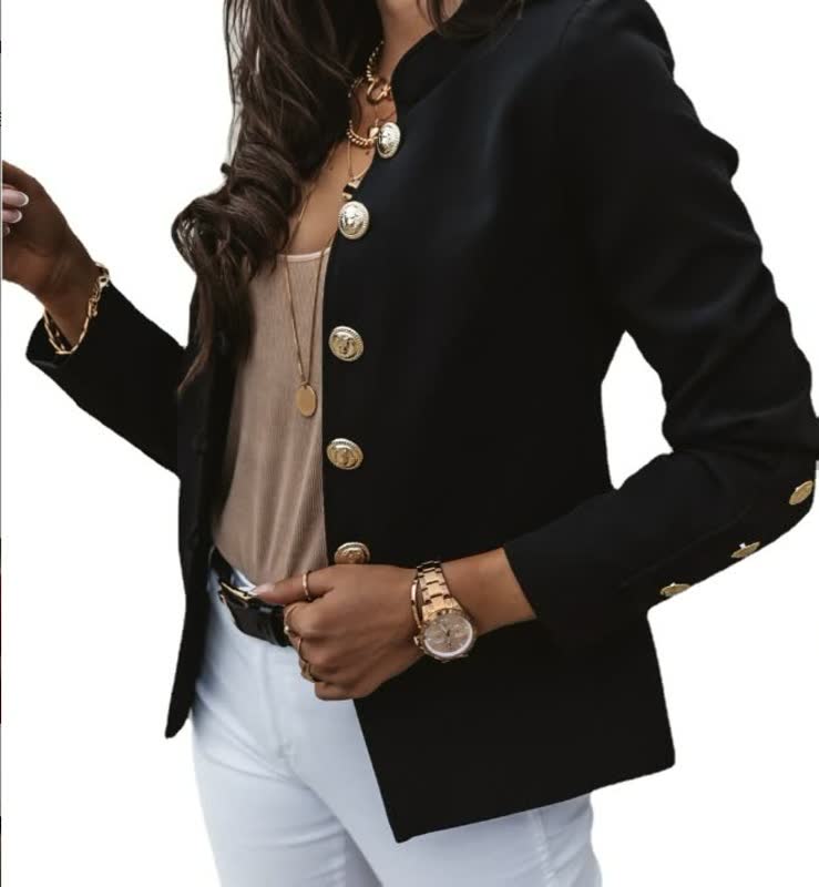 Moderne dames Street Style Blazer, een veelzijdig en trendy jasje voor hedendaagse vrouwenmode.