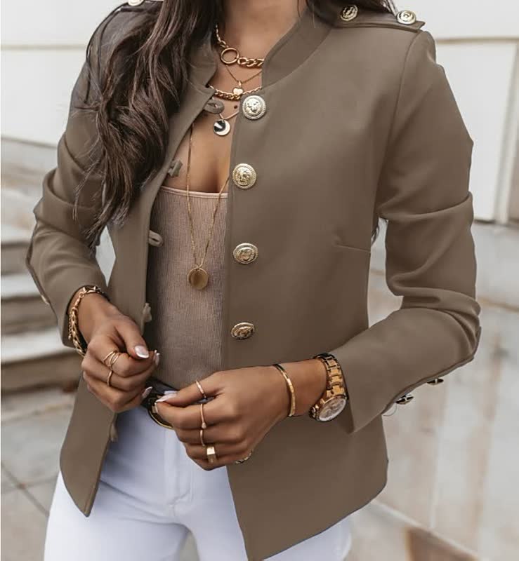 StreetBlazer™ dames blazer: een elegante en veelzijdige street style jas voor elke gelegenheid.
