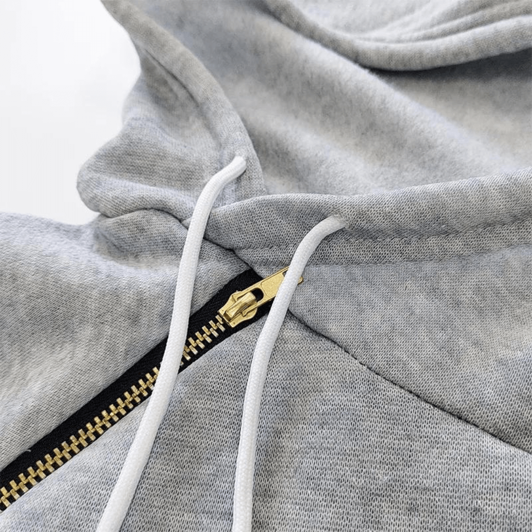 Comfortabele dames sweatjurk met capuchon en lange mouwen. Perfect voor relaxte herfstmode.