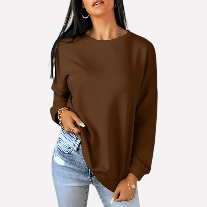 Modieus dames sweatshirt met ronde hals, perfect voor elke dag en casual look.