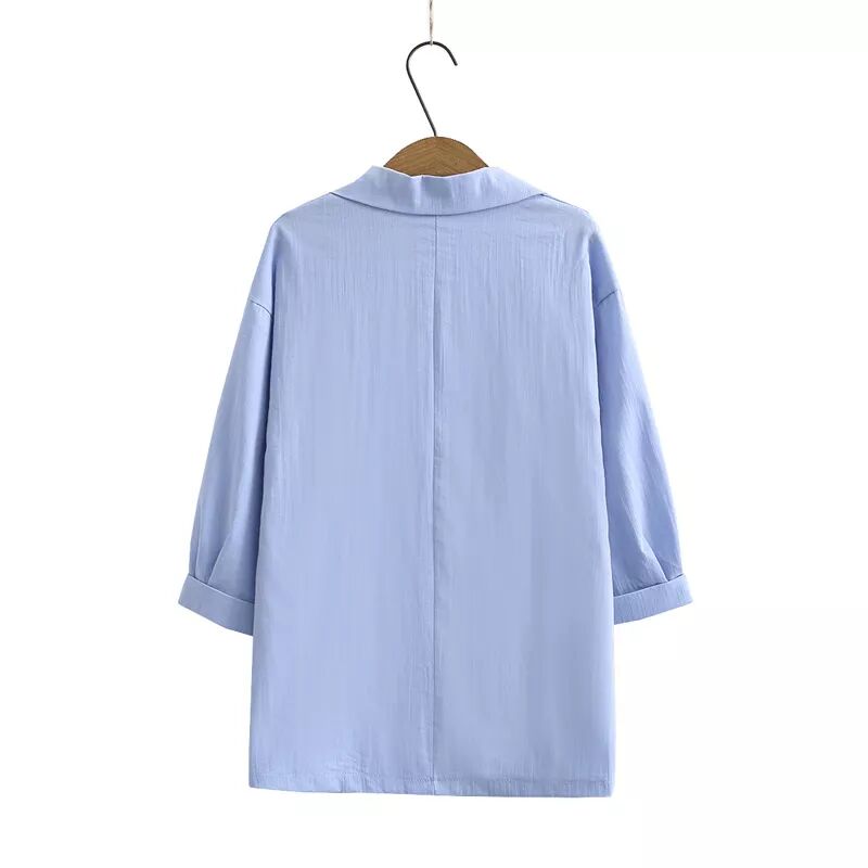 Elegante dames TaylorSet kleding set met een casual hemd en comfortabele broek, zomerklaar.