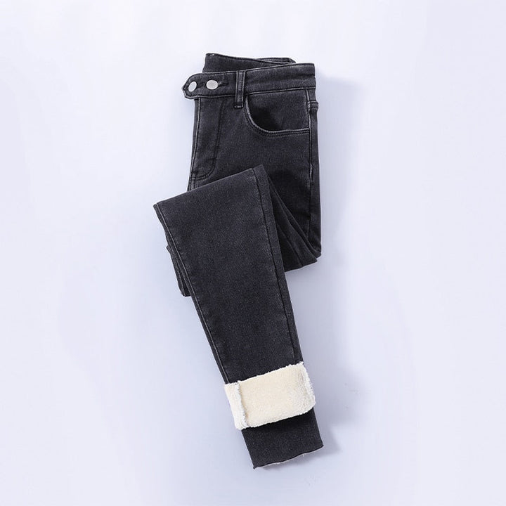 Dames thermolegging, warm en comfortabel. Ideaal als winterbroek met stretch.