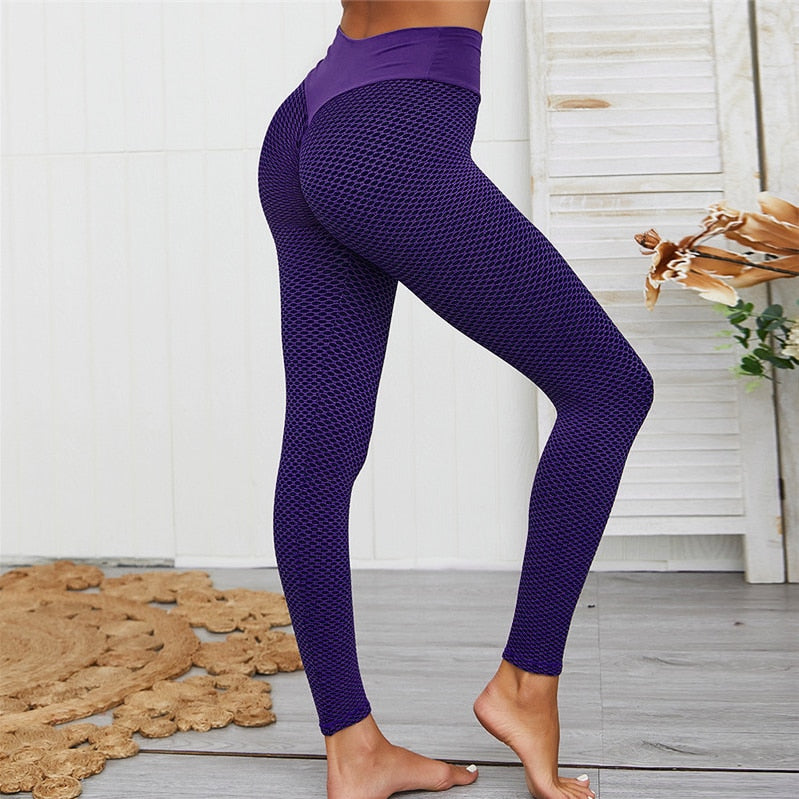 Trendy TikTok legging voor dames, met een push-up effect dat de billen lift en vormt.