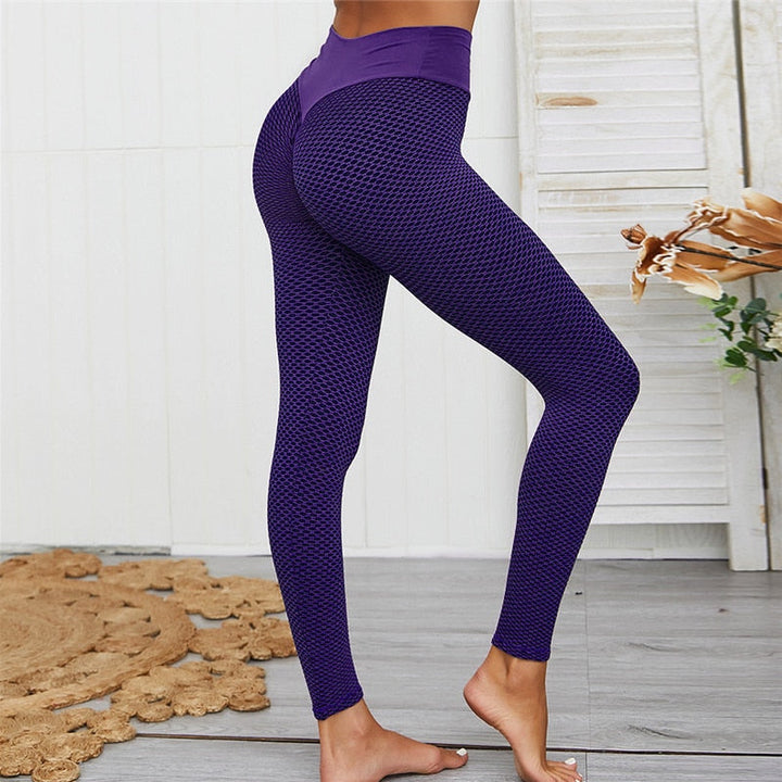 Trendy TikTok legging voor dames, met een push-up effect dat de billen lift en vormt.