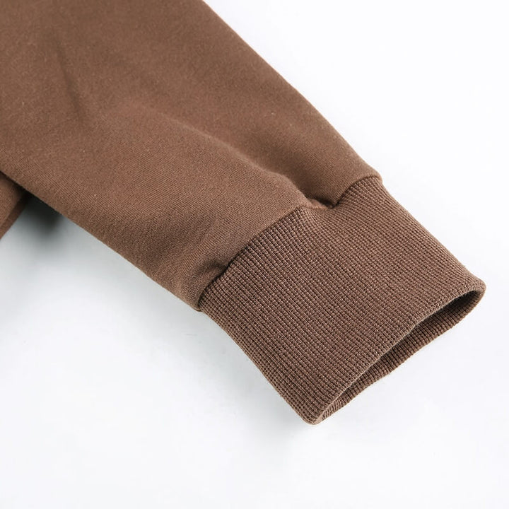 Stijlvolle en comfortabele dames cropped hoodie met rits, perfect voor casual mode.