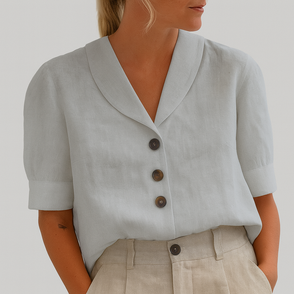 Elegant dames T-shirt voor een comfortabele dagelijkse stijl. Trendy zomer top, perfect als casual kleding.
