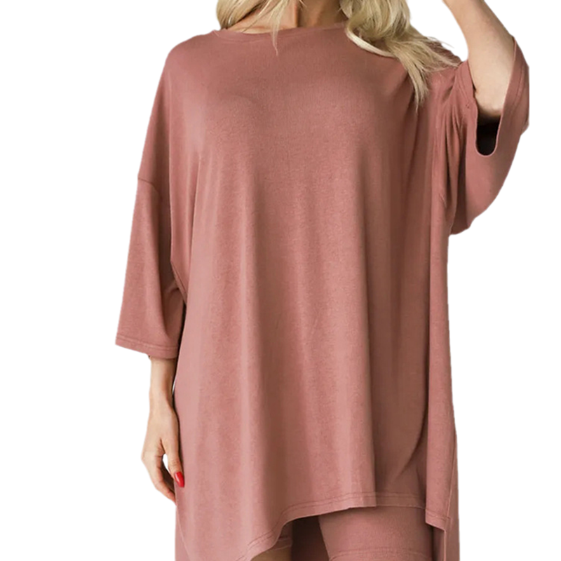 Lente/zomer dames lounge set in twee delen, comfortabel en stijlvol voor thuis.