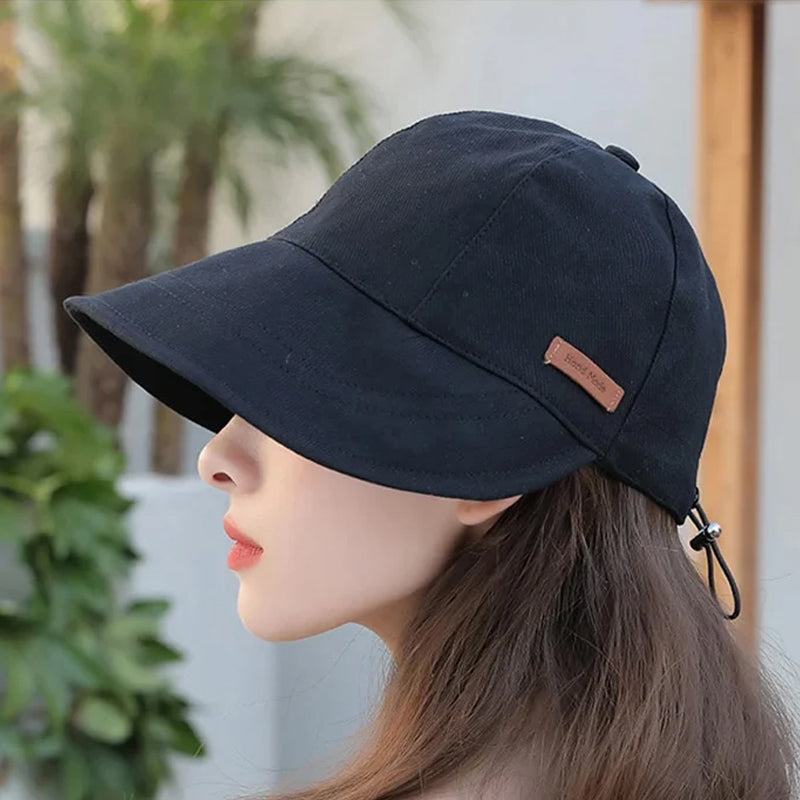 Dames UV-beschermende zonnehoed 'Alina', opvouwbaar & ademend, ideaal voor zomer & strand.