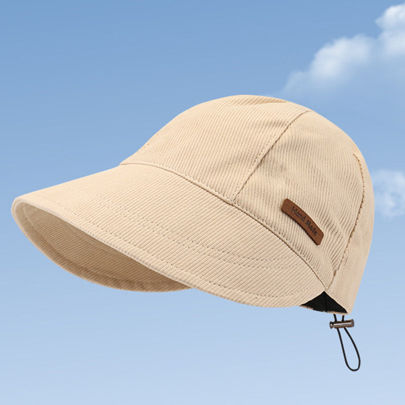 Ademende dames strandhoed 'Alina' met UV-bescherming, opvouwbaar voor reizen en comfort.