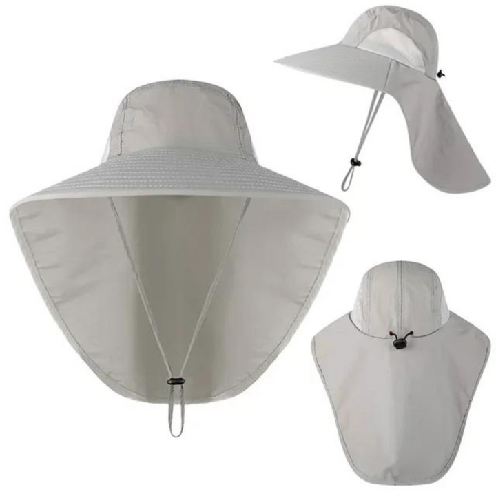 Dames zomer zonneklep Freja met UV-bescherming en ademend net; ideaal voor strand en wandelen.