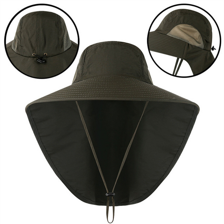 Stijlvolle dames zonneklep met UV-bescherming en ademend net, perfect voor een casual zomerlook.