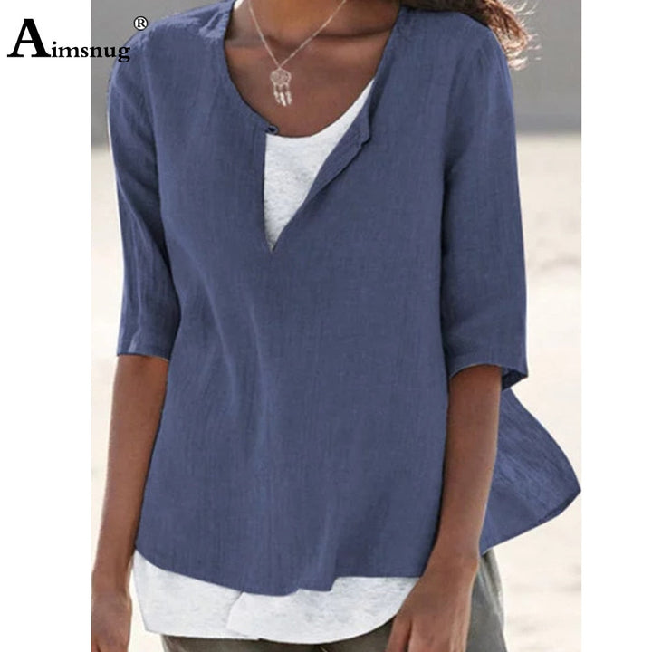 Basic zwart dames V-hals shirt, veelzijdig en comfortabel, een essentiële top.