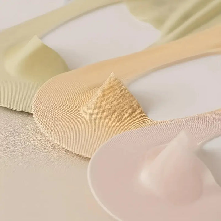 Comfortabele ademende dames enkelsokken met antislip, perfect voor warme dagen.
