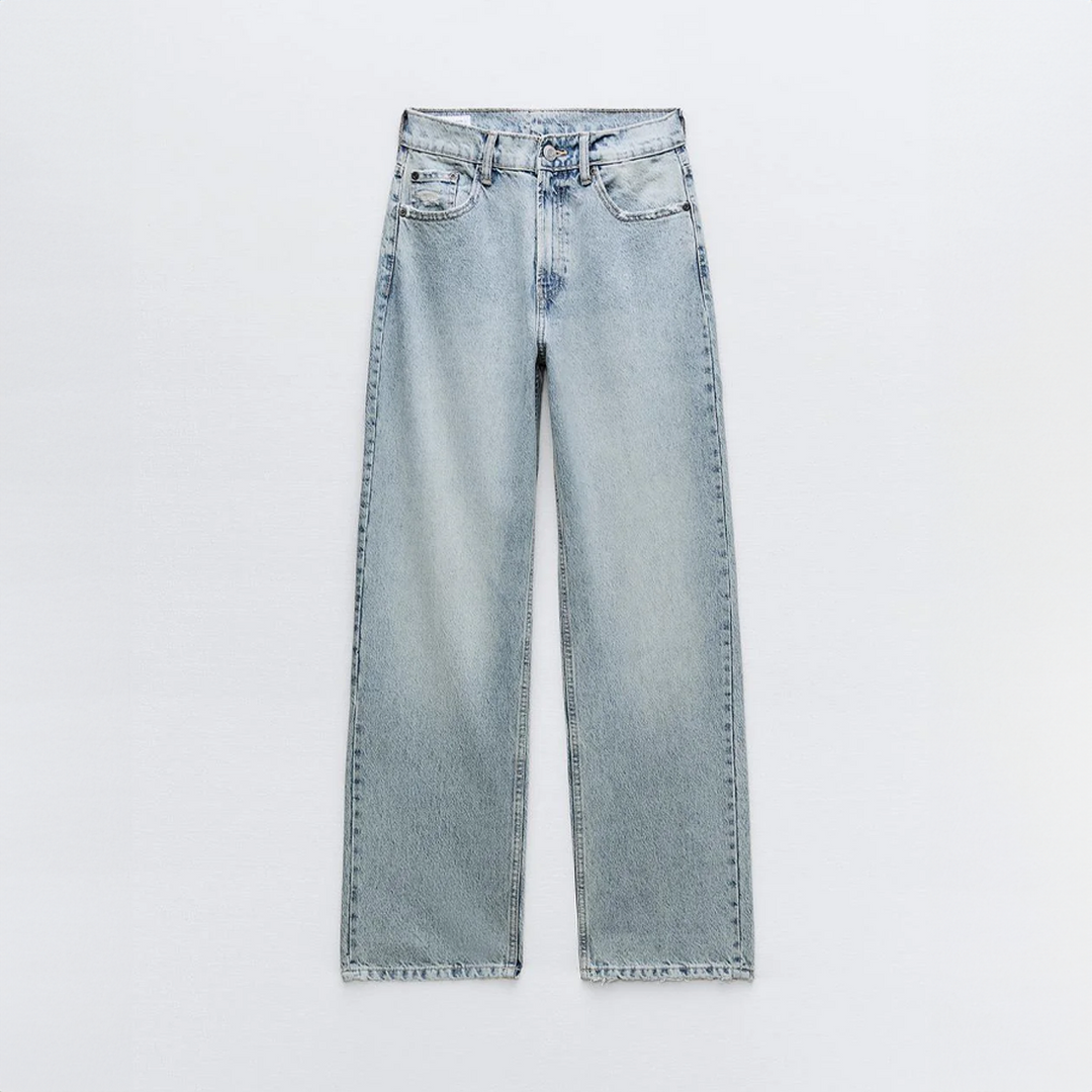 Casual grijze dames spijkerbroek, vintage design met modieuze ripped details.