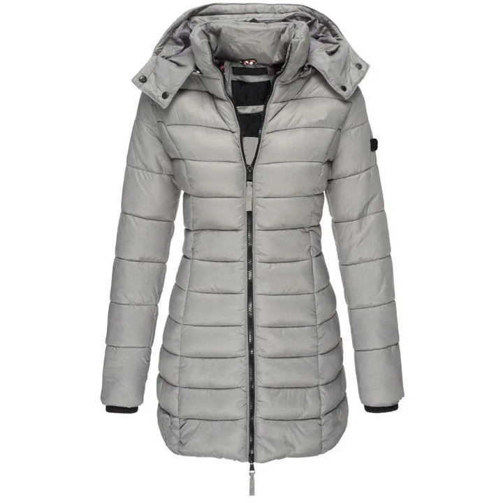 Elegante dames winterjas, flatterend regular fit model, ideaal voor een stijlvolle look in de winter.