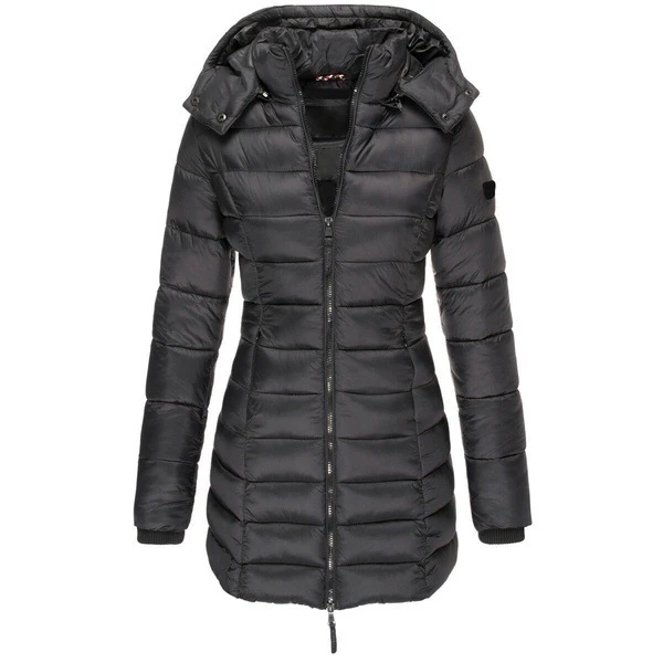 Comfortabele damesjas, extra warm voor winterse kou, modieus effen design. Essentiële winterkleding.
