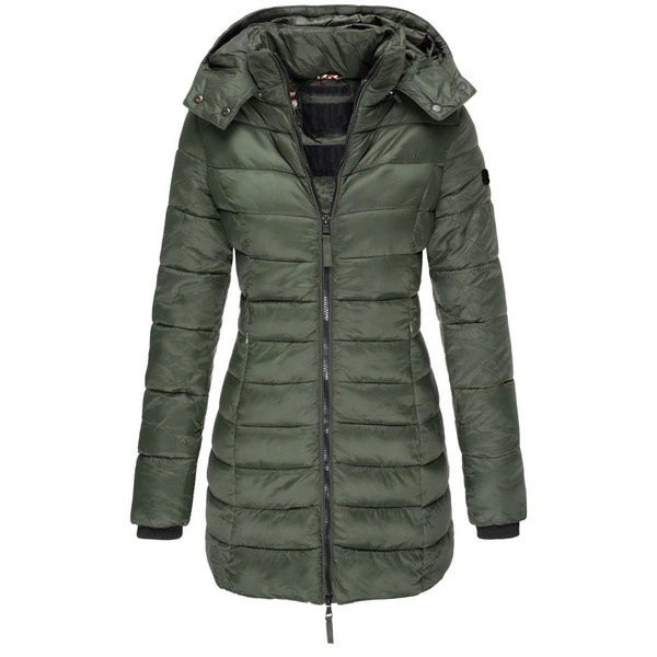 Flatterende winterjas voor dames, warm en chic, perfect voor dagelijks gebruik en speciale gelegenheden.