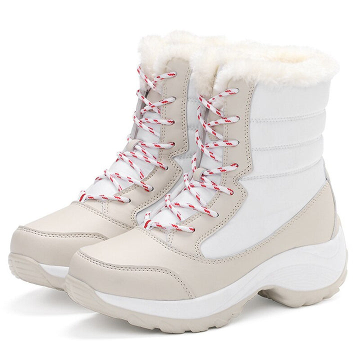 Loop comfortabel de winter door met deze warme dameslaarzen, ideaal voor koude temperaturen.