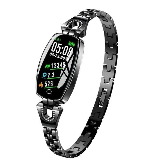 Monitor je activiteit met deze waterdichte dames fitness armband & hartslagmeter.