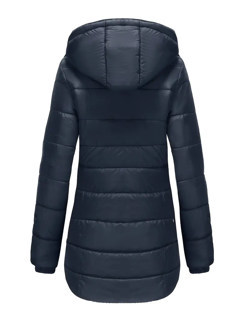 Stijlvolle halflange damesjas, waterdicht en warm; ideale wintermode voor elke vrouw.