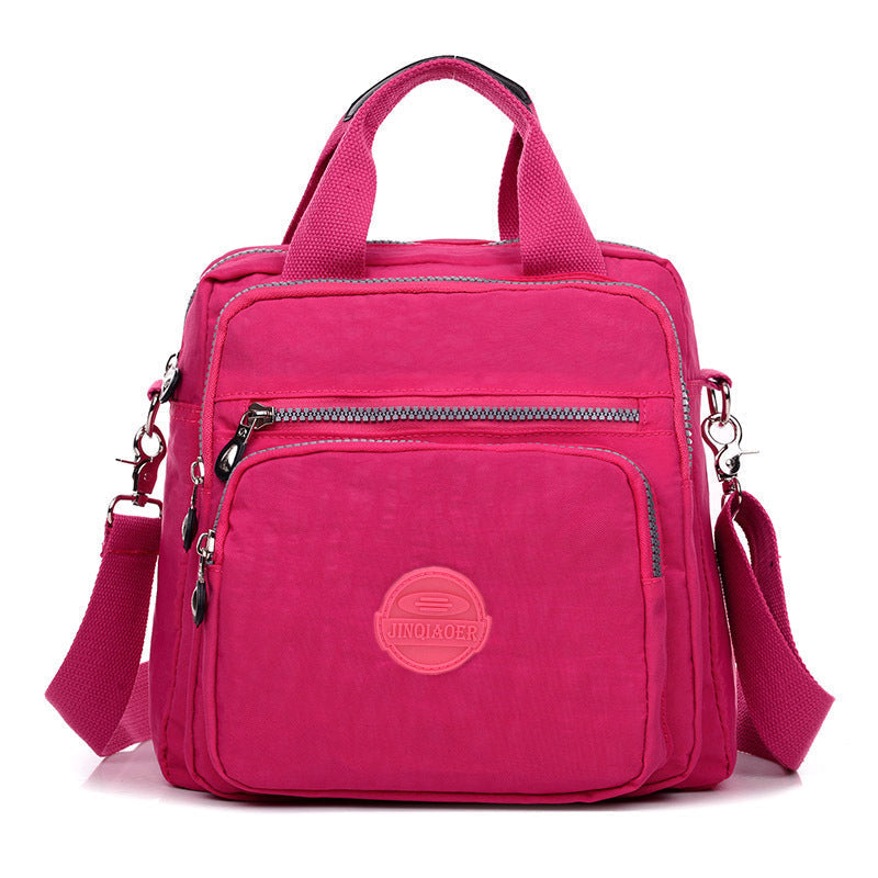 Elegante zwarte multifunctionele tas voor dames, geschikt voor elke gelegenheid.
