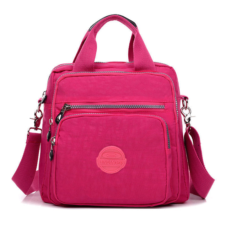 Elegante zwarte multifunctionele tas voor dames, geschikt voor elke gelegenheid.