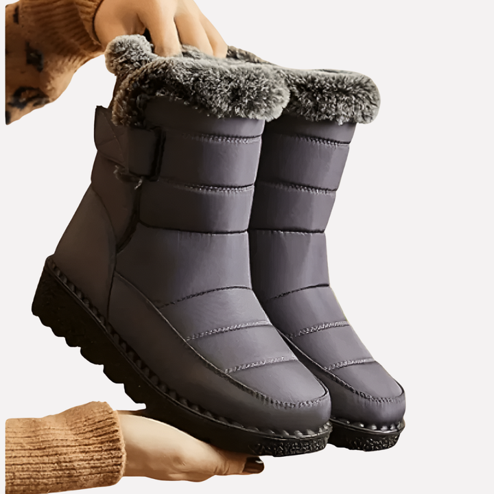 Vrouwen waterdichte winterlaarzen; warm en comfortabel. Ideale antislip sneeuwlaarzen voor elke winterse activiteit.