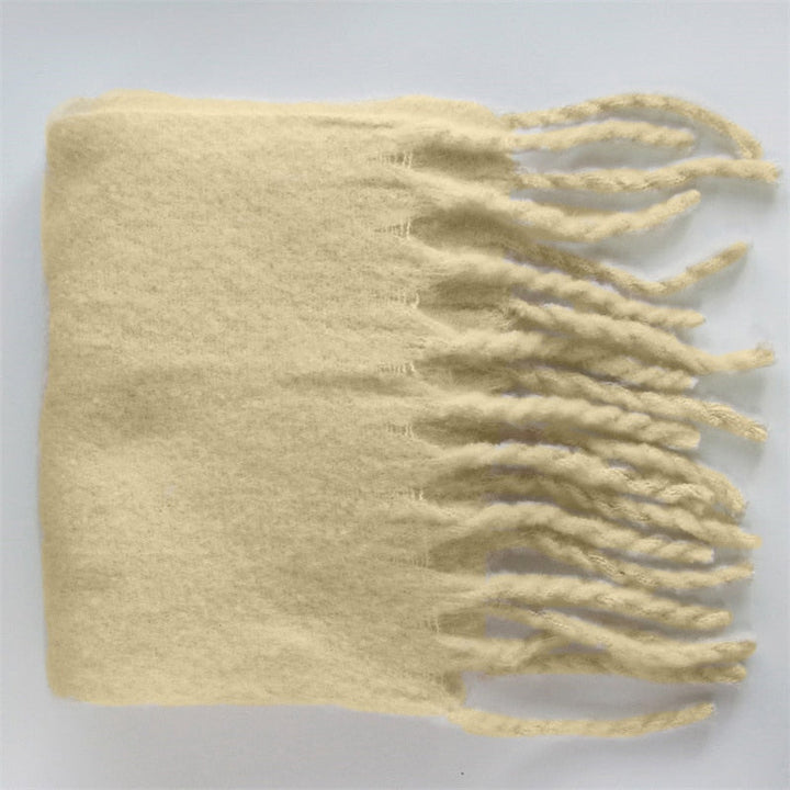 Hoogwaardige dames wollen sjaal. Luxe accessoire dat warmte en elegantie combineert.