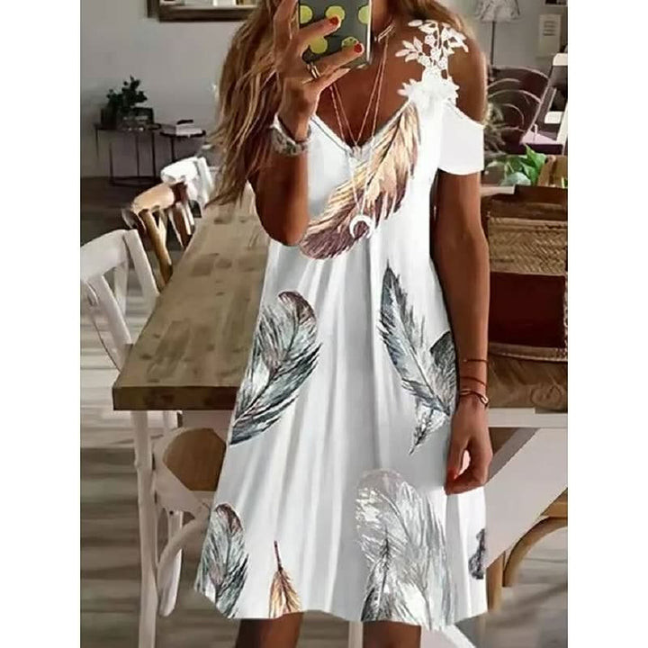 Bloemrijke FlowerDress™ dames zomerjurk, elegant en comfortabel met vrolijke print.